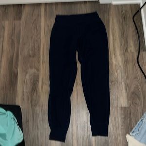Navy align joggers